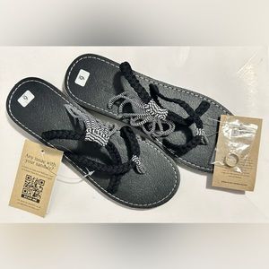 Plaka Flipflops for Women; size 6; Brand New Never Worn with Tags and toe ring